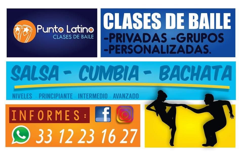 Clases de Baile - Salsa - Cumbia - Bachata "PUNTO LATINO". Tlaquepaque