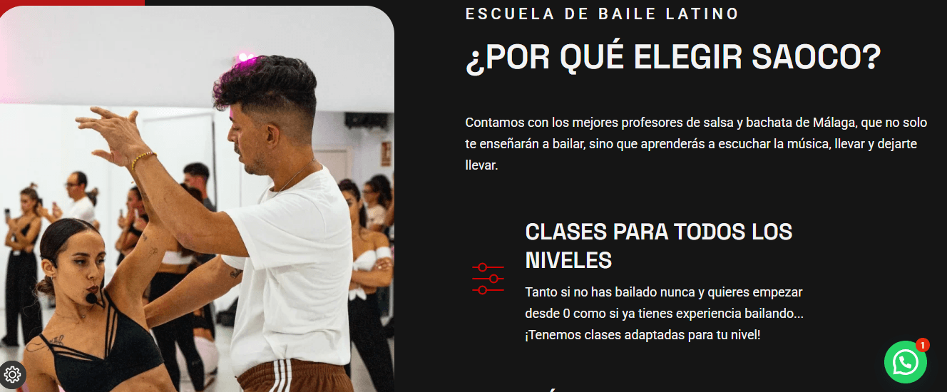 Saoco Dance Center. Málaga, ANDALUCÍA