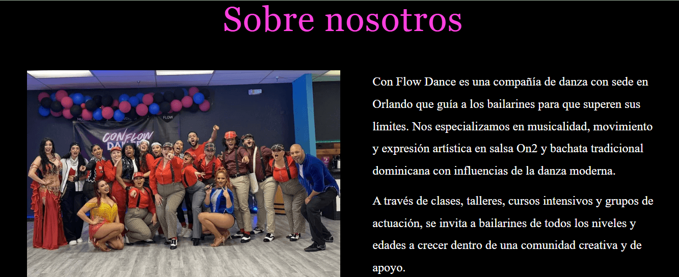 Con Flow Dance Company. Orlando