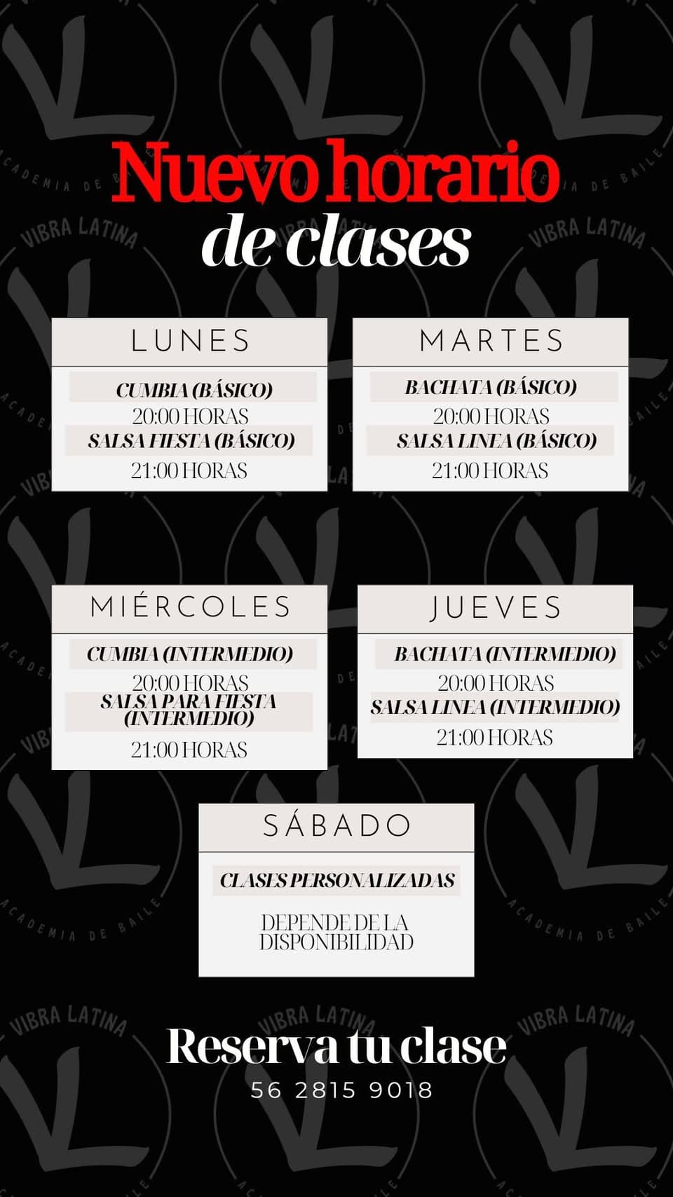 Academia de baile Vibra Latina. Méx.