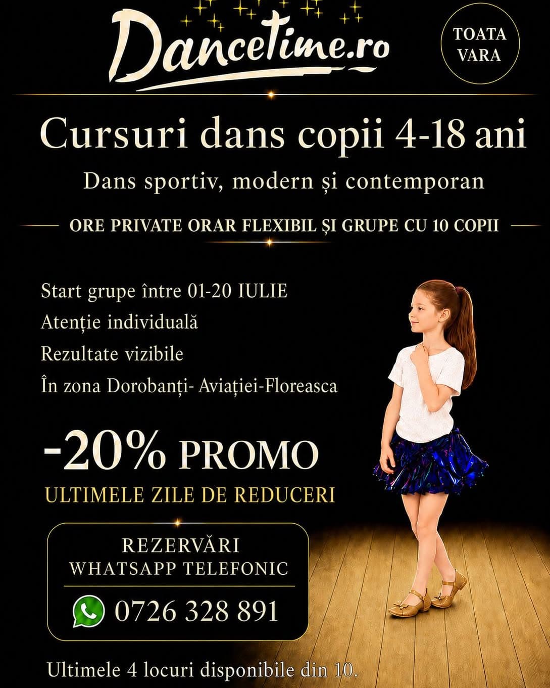 DANCETIME.RO Scoala de Dans Sportiv, Salsa, Bachata. București