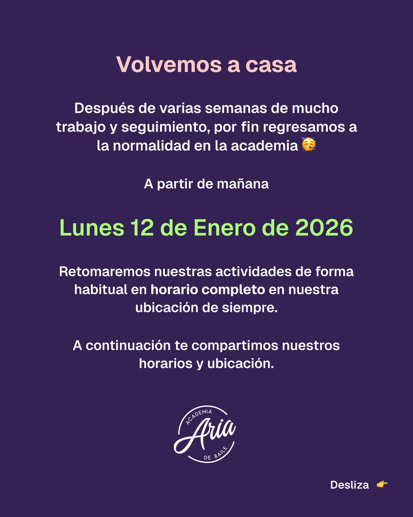 Academia de baile ARIA. Ciudad de México, CDMX